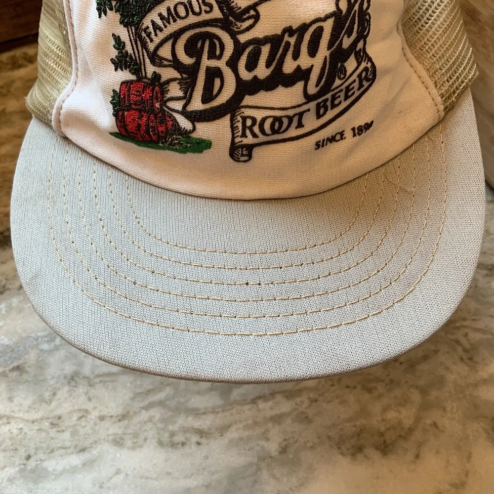 Vintage Barq's Root Beer Trucker SnapBack Hat USA Made B